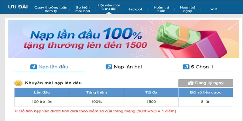 Siêu thưởng chào mừng Kubet - Ưu đãi nạp đầu